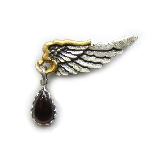 Mercury wing brooch