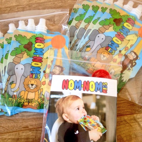 nom nom kids reusable food pouches baby weaning feeding - lylia rose family
