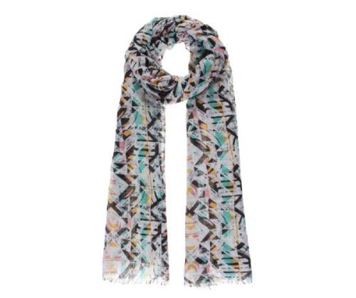 Multicolour Native Print Oversized Lightweight Fashion Scarf