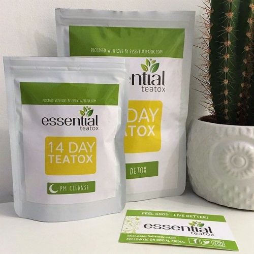 Essential Teatox 14 day tea detox review on lylia rose lifestyle natural be