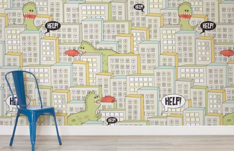 Murals Wallpaper A fun and easy way to makeover a childs bedroom lylia ros