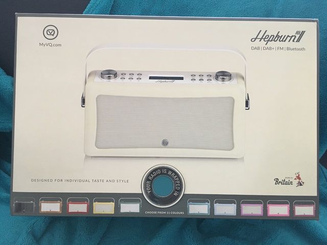 Teal VQ Hepburn Mk II DAB Radio Bluetooth Speaker Review Box Unboxing