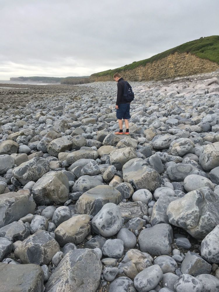 A Kid Free Camping Trip to the Vale of Glamorgan - llantwit major rocky bea