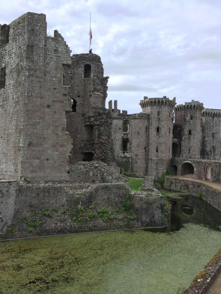 A Kid Free Camping Trip to the Vale of Glamorgan - raglan castle ruins tudo