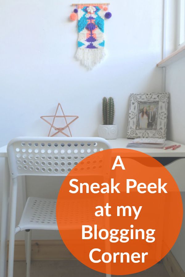 A sneak peek at my new dedicated bedroom blogging space - My minimal inspir