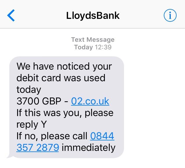 Beware of this bank text scam dont get ripped off by fraudsters