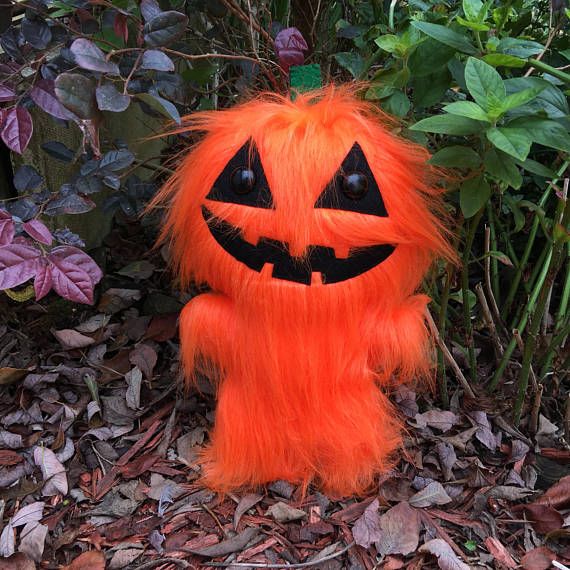 Halloween Costume and D&eacute;cor Inspiration from Etsy 2 pumpkin furry toy