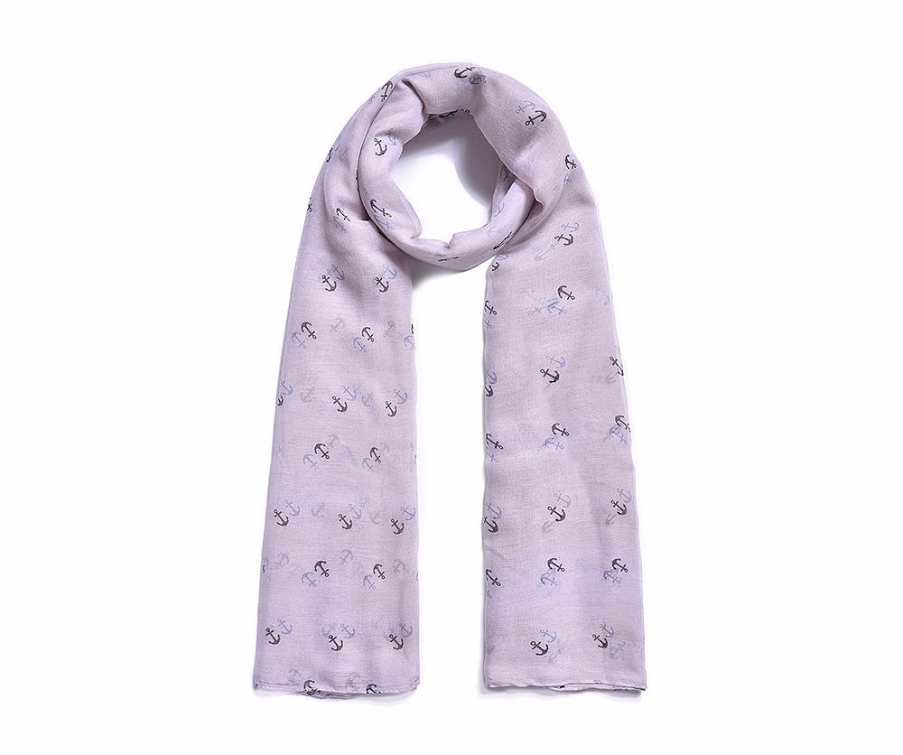 Nautical Anchors Print Scarf