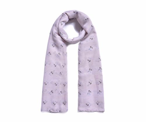 Nautical Anchors Print Scarf