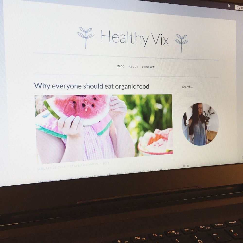 Why I've set up a second blog An introduction to Healthy Vix