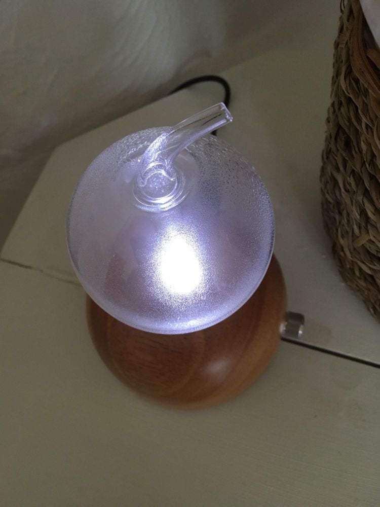 Healthy Home Utama Spice Essential Oil Nebulizer Review - mist mood light