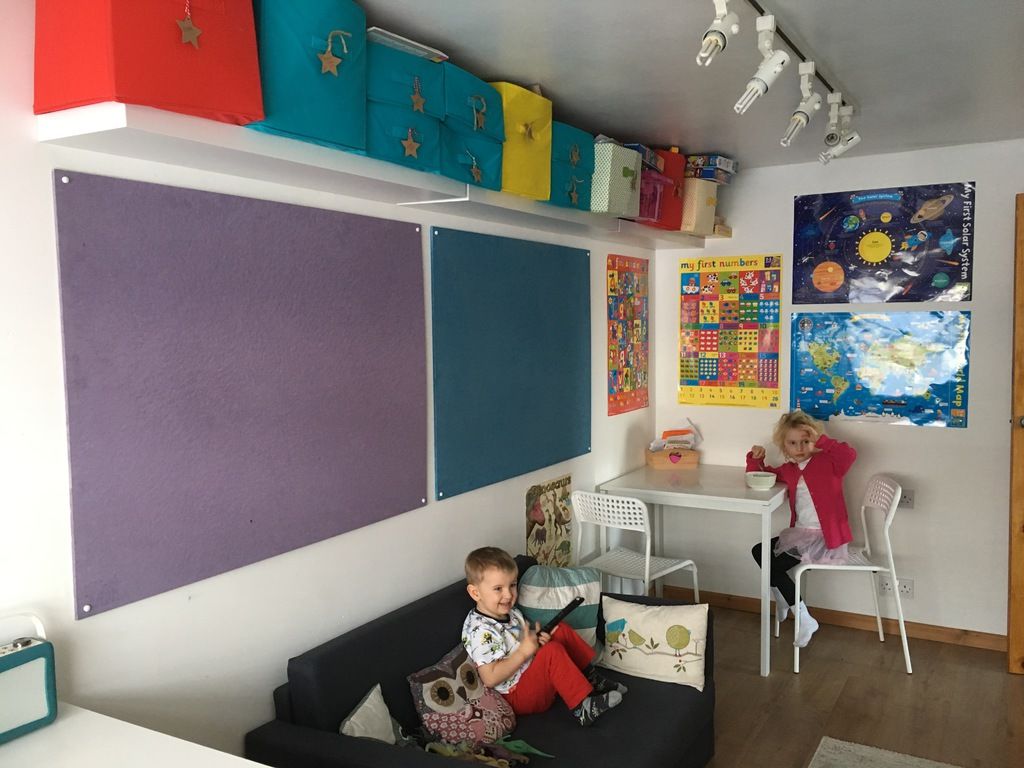 Creating a more Eco-Friendly Playroom with Sundeala Notice Boards - makeove