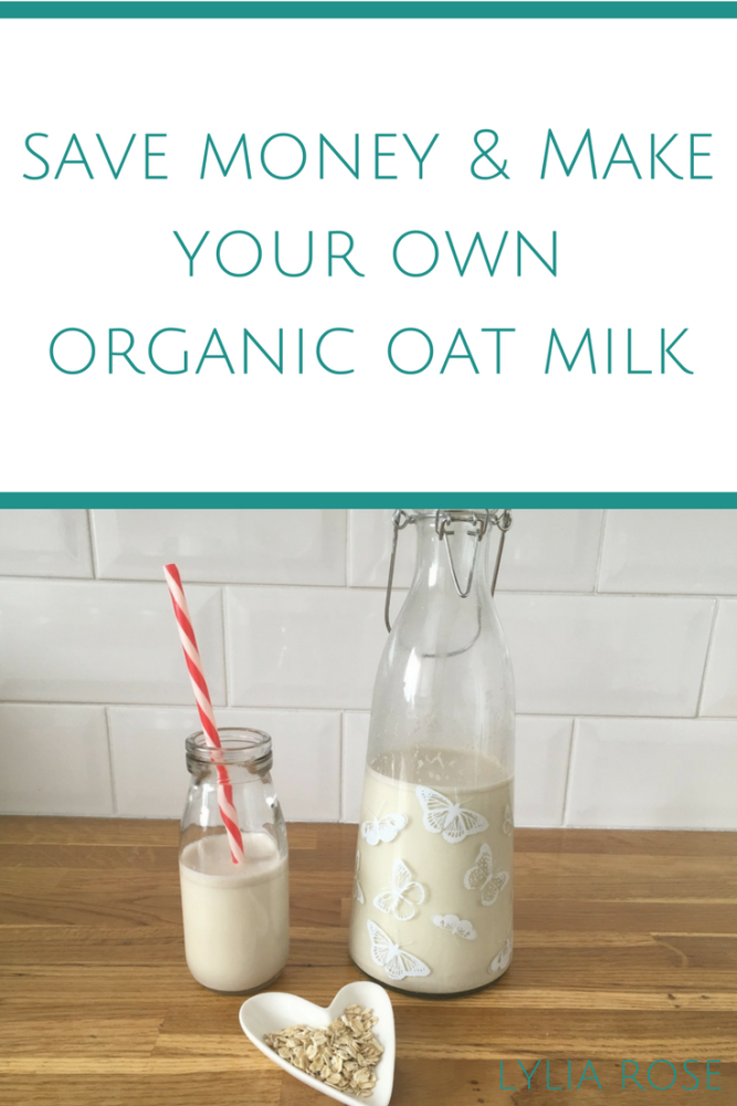 How to save money by making your own organic oat milk