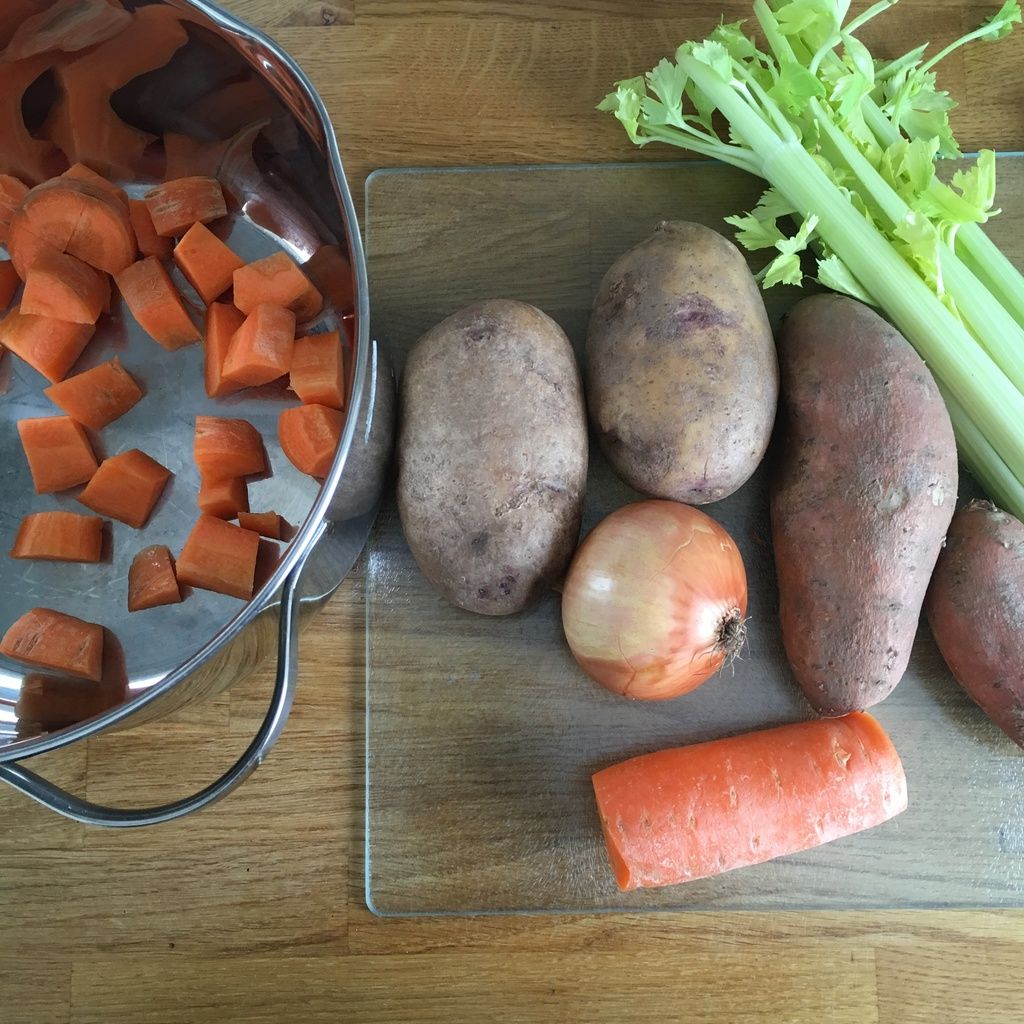 Easy Chunky Veg Vegan Soup Recipe