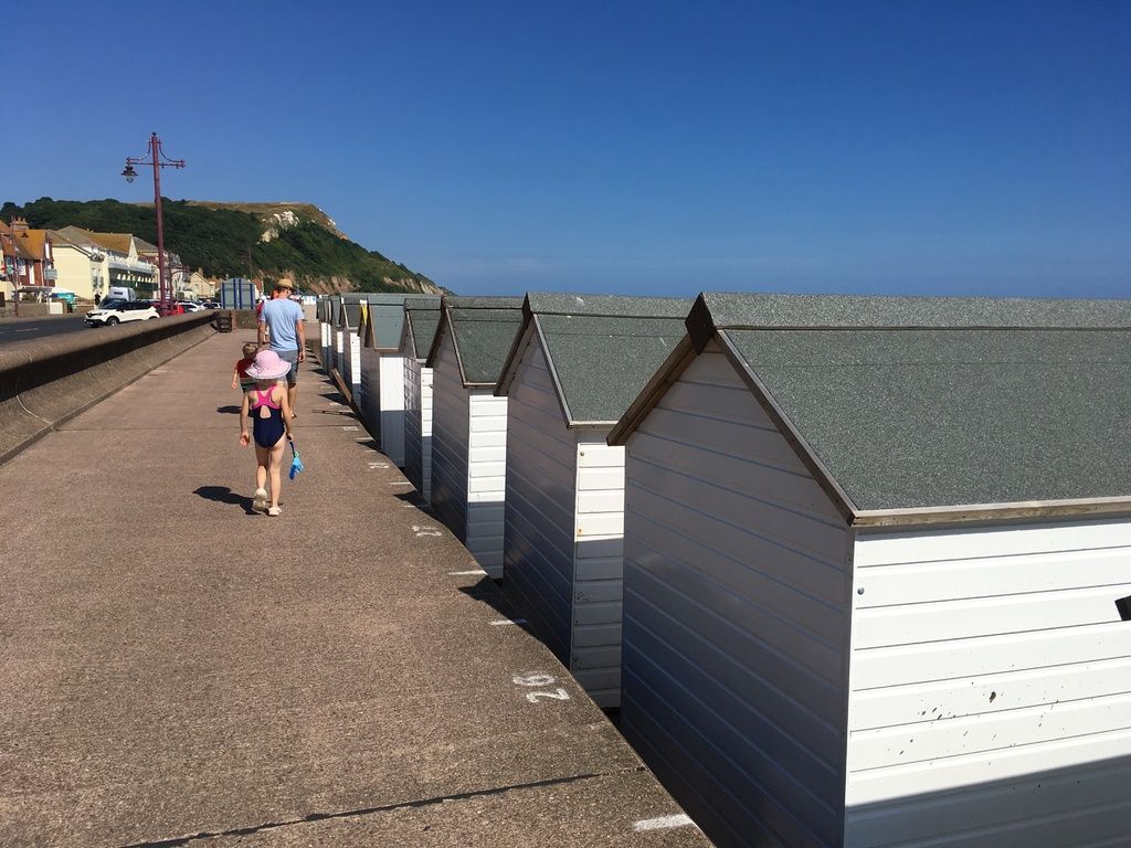Branscombe Airfield and Campsite review and travel diary - seaton beach pat