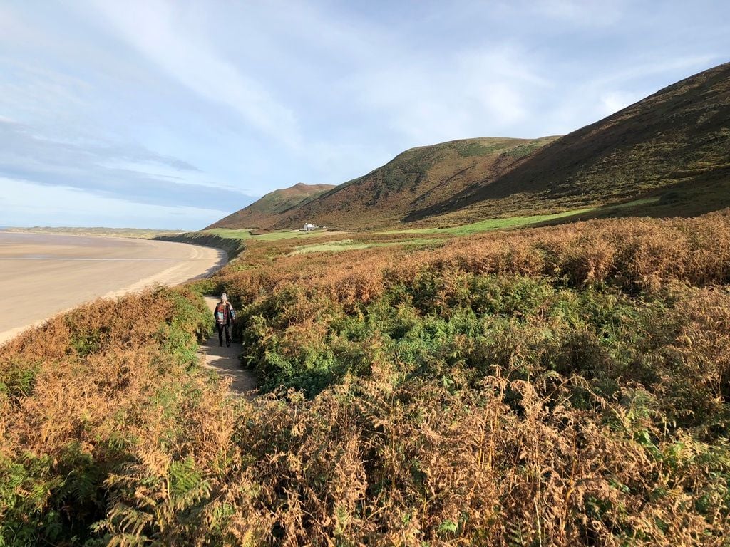 A last minute campervan camping trip to Rhossili Bay, Gower Peninsula, Wale