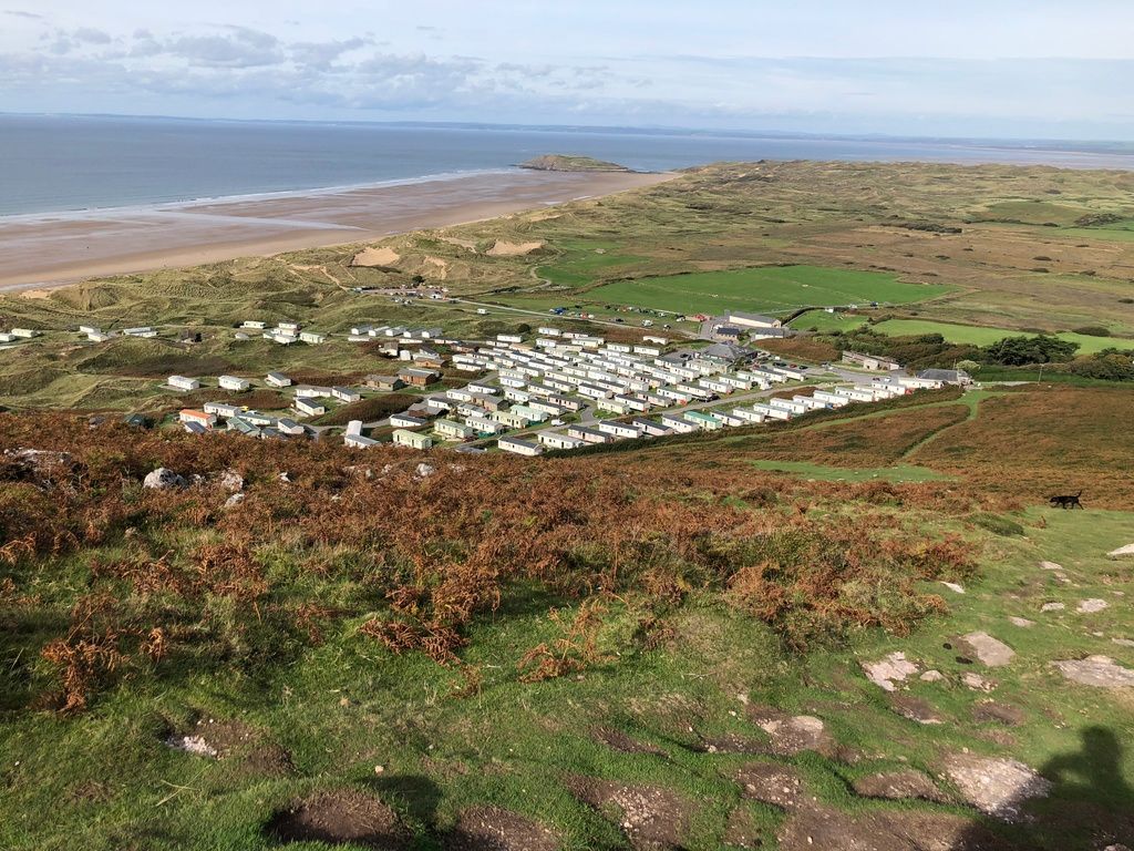 A last minute campervan camping trip to Rhossili Bay, Gower Peninsula, Wale