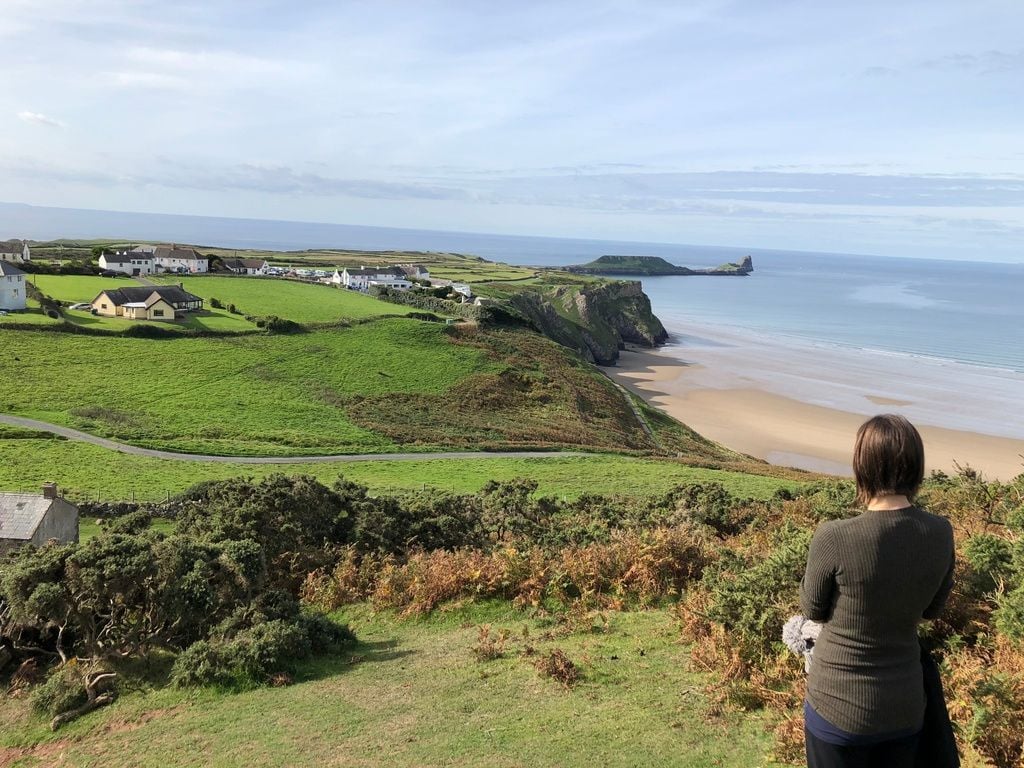 A last minute campervan camping trip to Rhossili Bay, Gower Peninsula, Wale