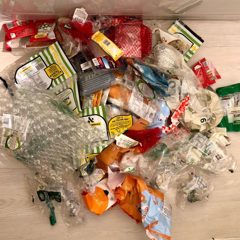 How much single use plastic do you use in one week