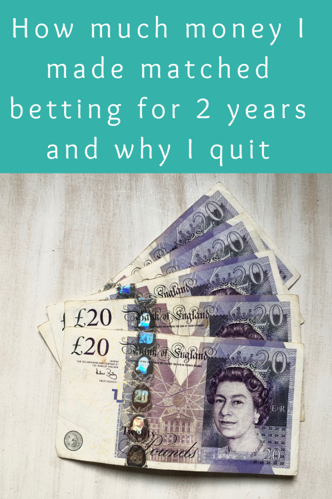 How much money I made matched betting each month for 2 years and why I quit