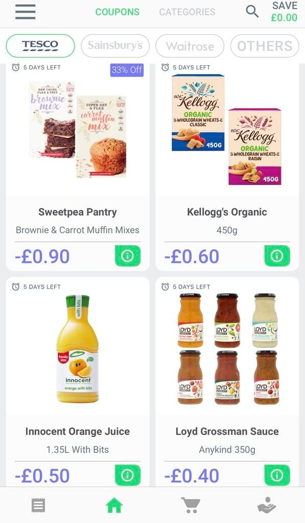 Save money at the supermarket with coupon app GreenJinn offers