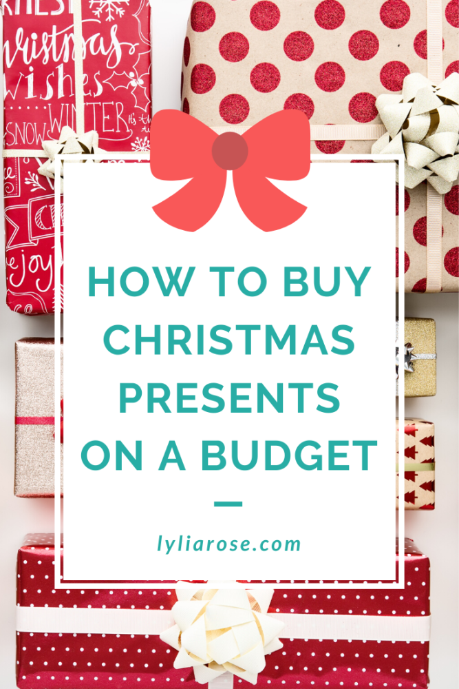 How to buy Christmas presents on a budget