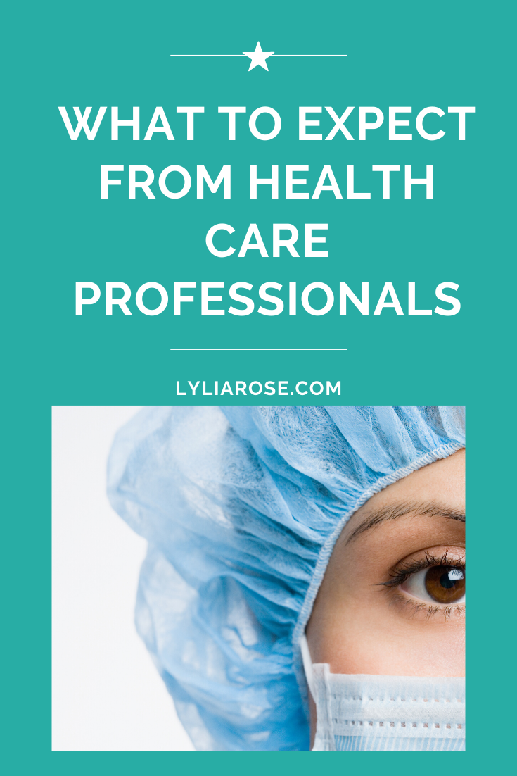 What to expect from health care professionals