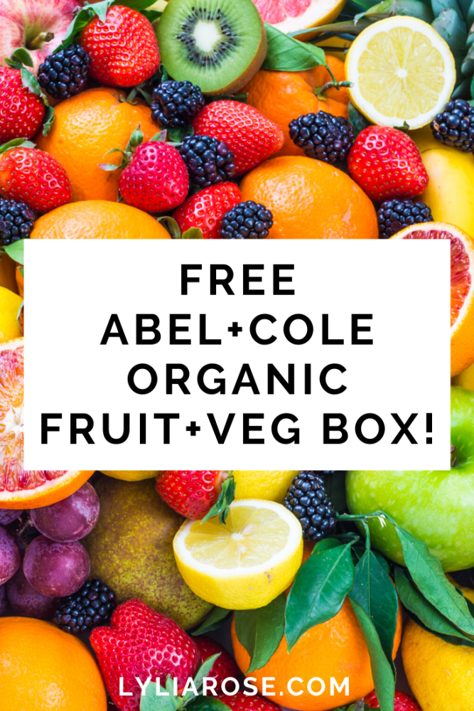 Free Abel+Cole Organic FRUIT+Veg Box! (3)