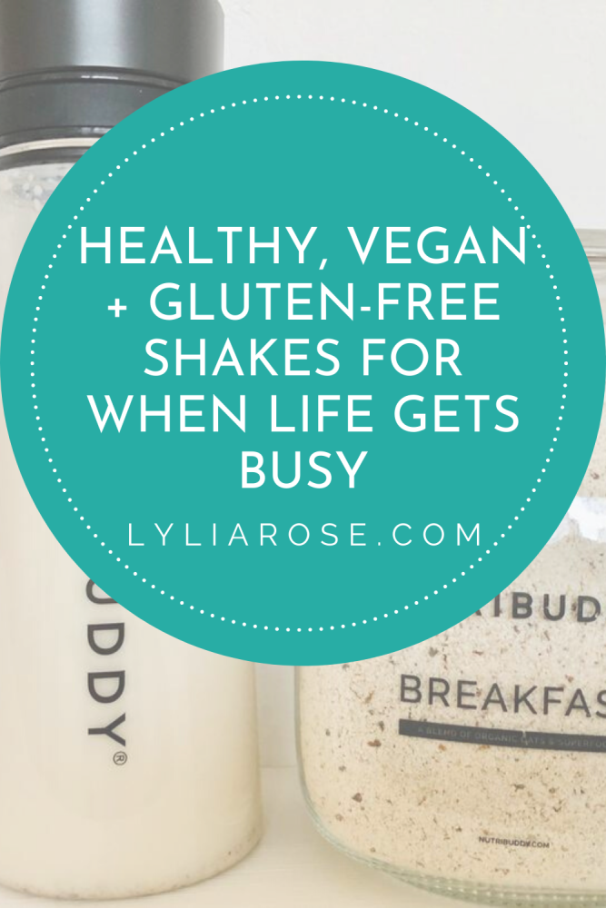 Healthy vegan gluten-free superfood shakes for when life gets busy