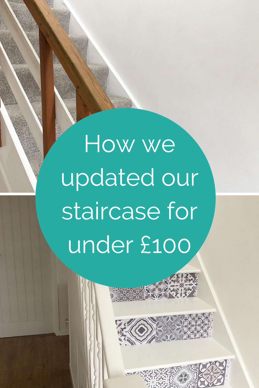 How we updated our staircase for under &pound;100 (2)