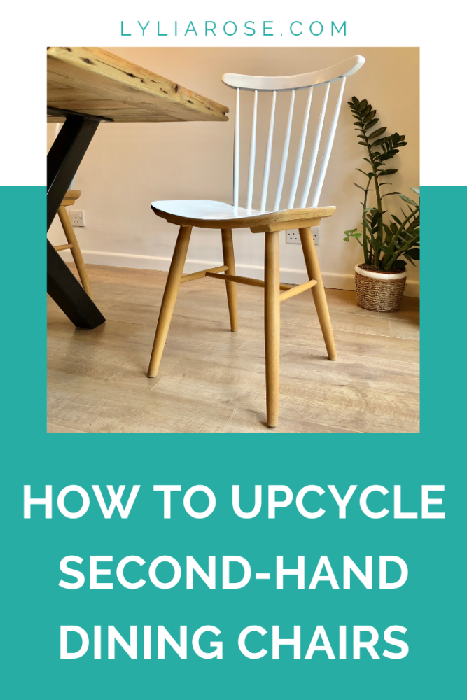 How to save money and upcycle secondhand dining chairs