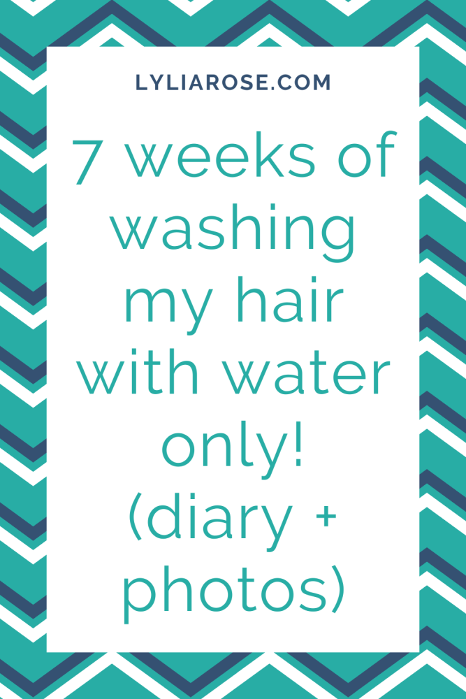 7 weeks of washing my hair with water only!