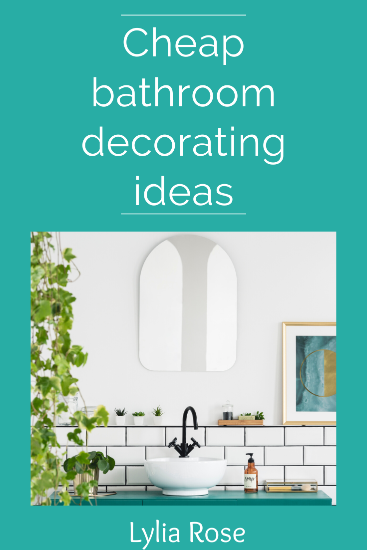 cheap bathroom decor ideas