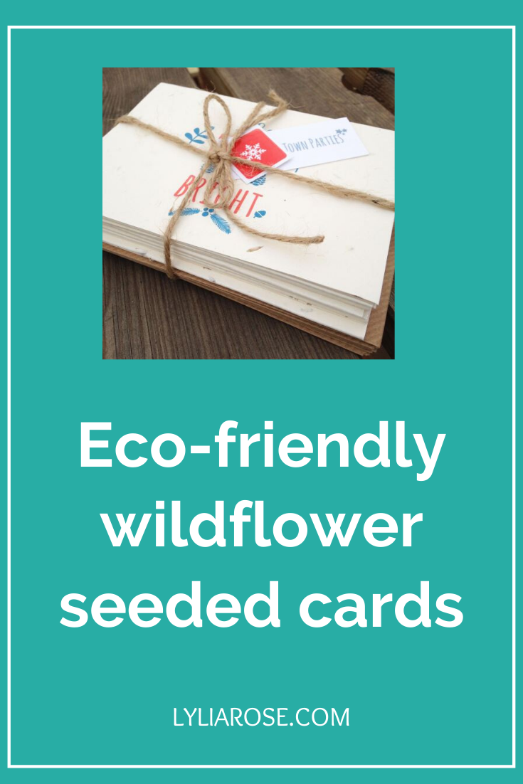 Eco-friendly wildflower seeded cards