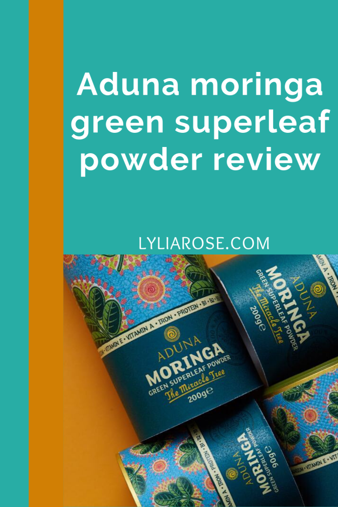 Aduna moringa green superleaf powder review