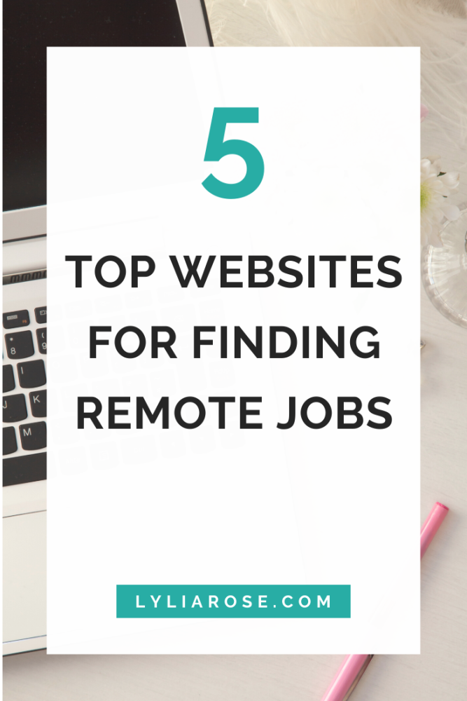 5 top websites for finding remote jobs