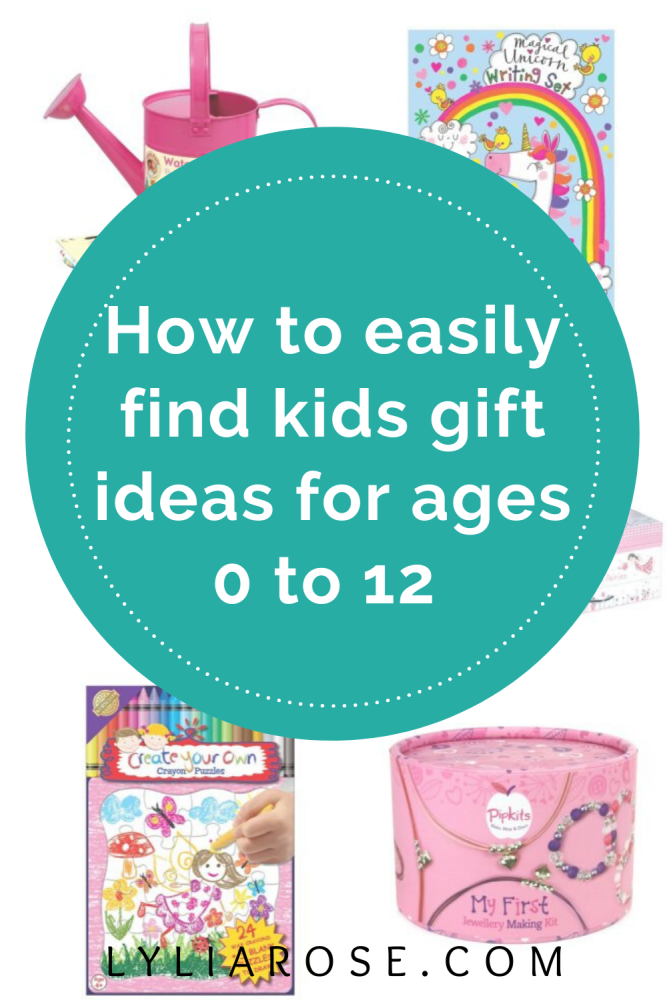 How to easily find kids gift ideas for ages 0 to 12