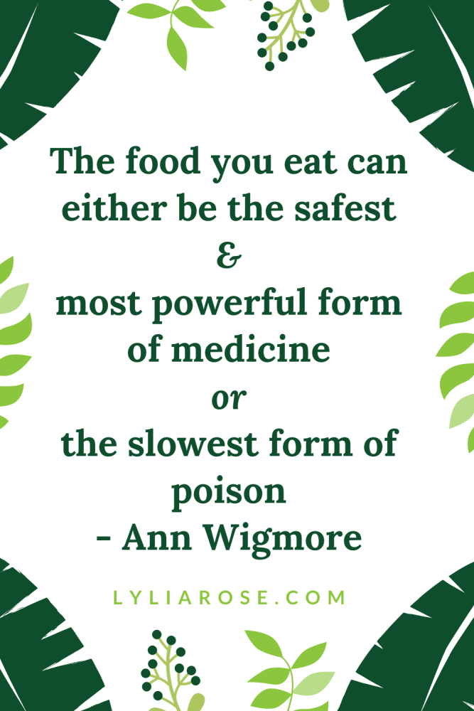 The food you eat can either be the safest &amp; most powerful form of medicine