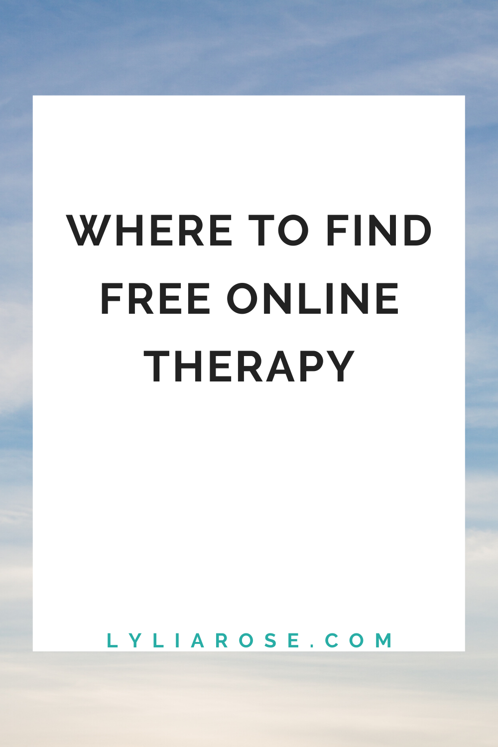 Where to find free online therapy (1)