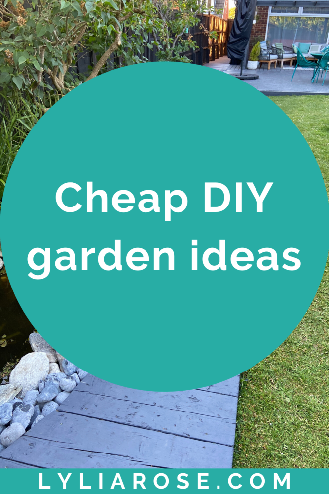 Cheap DIY garden ideas