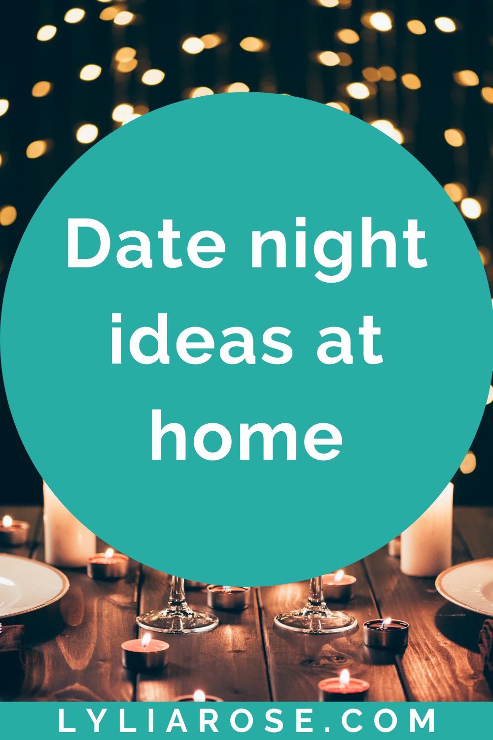 Date night ideas at home