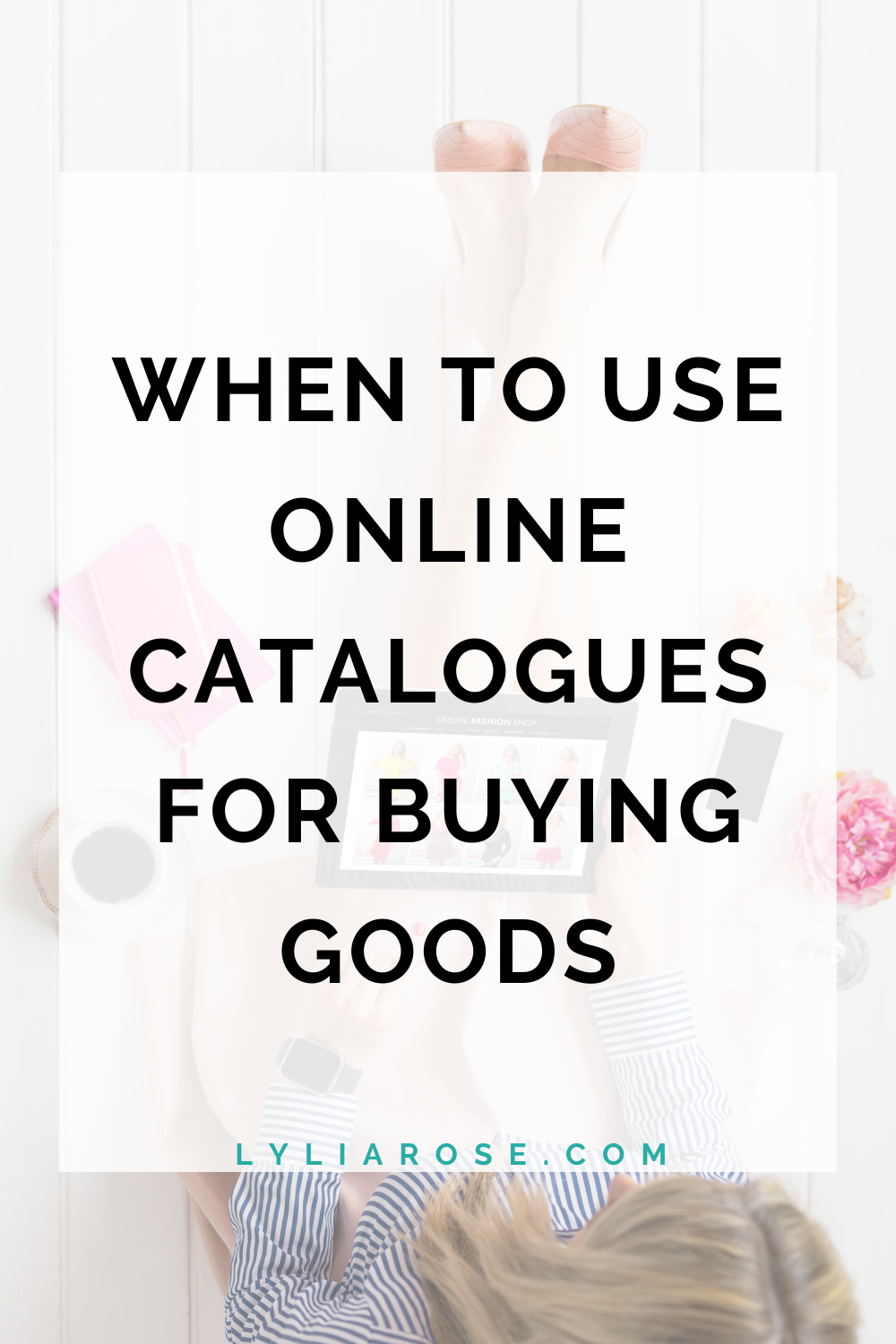 When to use online catalogues for buying goods