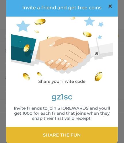 Storewards invite code + review
