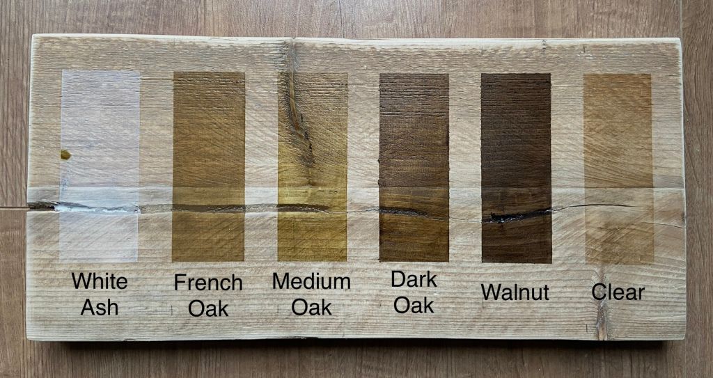 Wood create rustic scaffold furniture stain colour chart