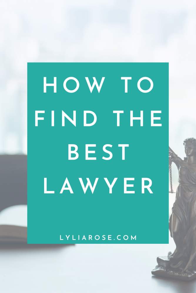How to find the best lawyer