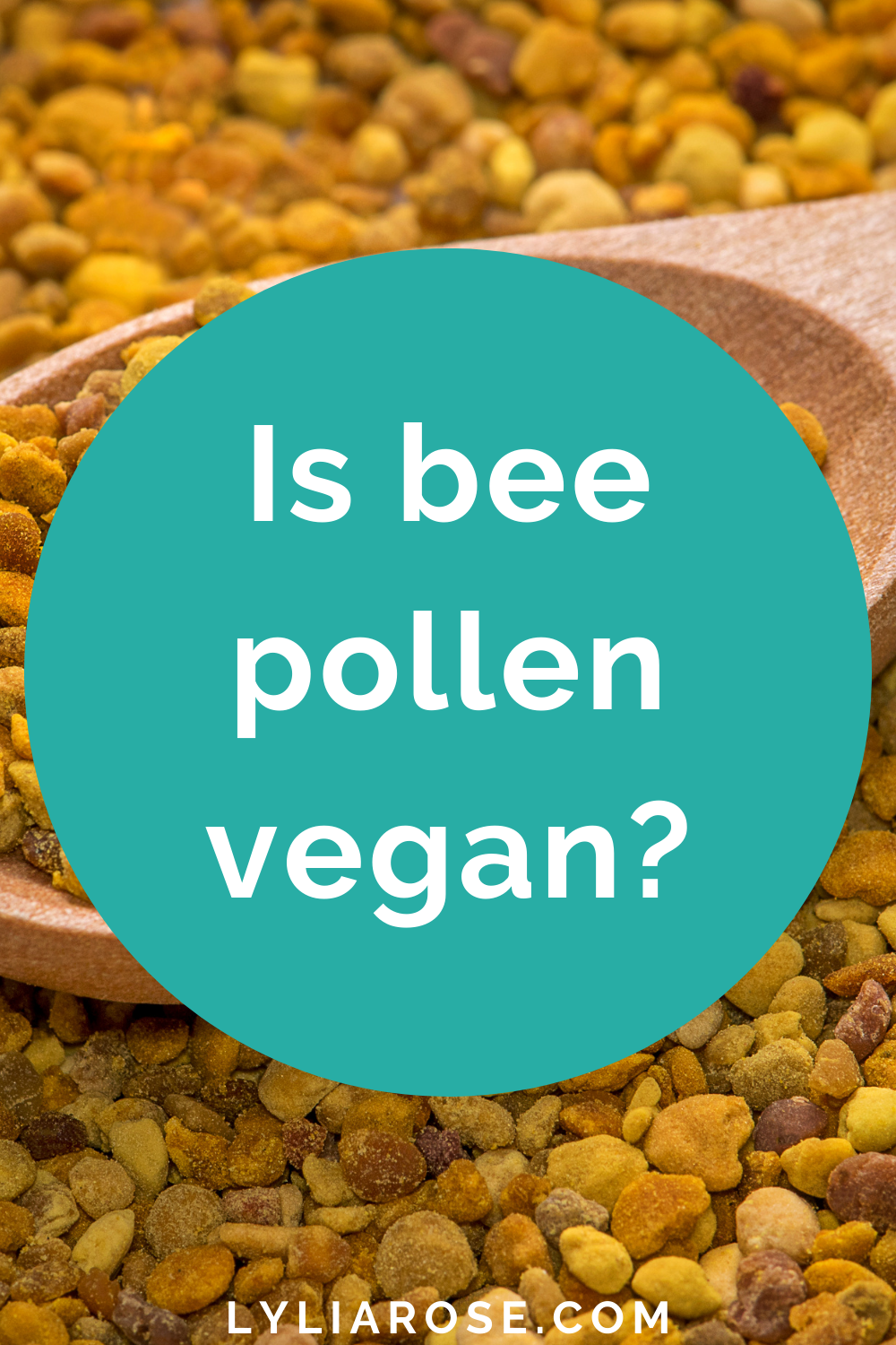 Is bee pollen vegan