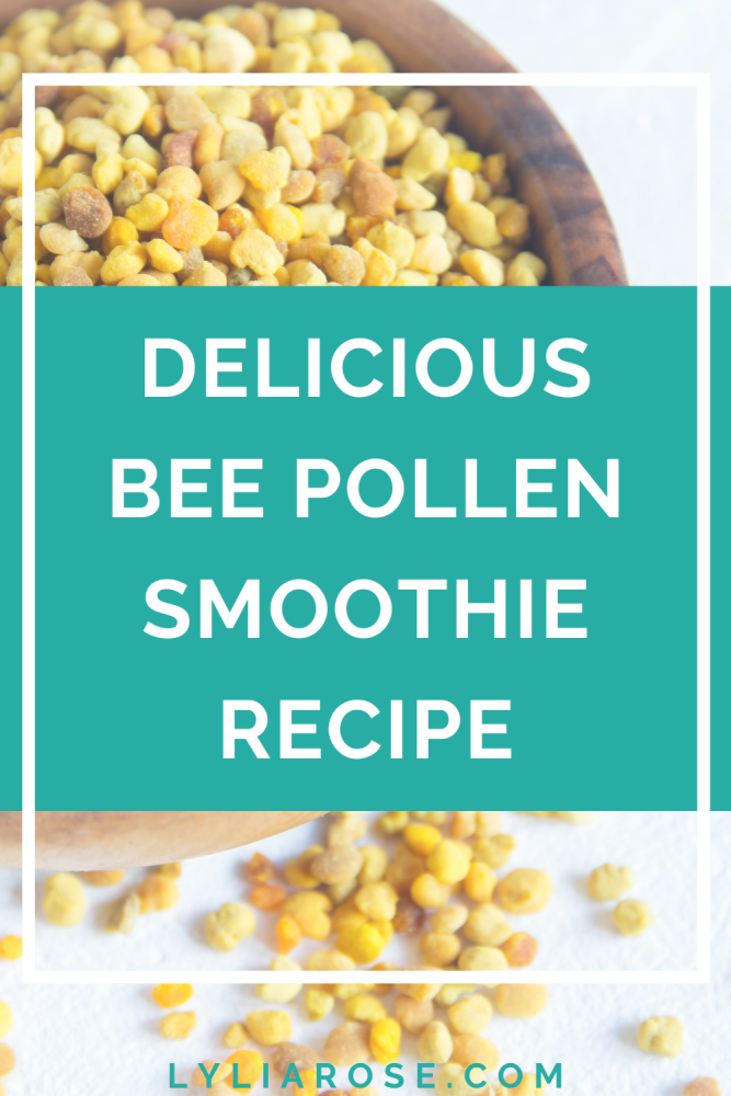 bee pollen smoothie recipe