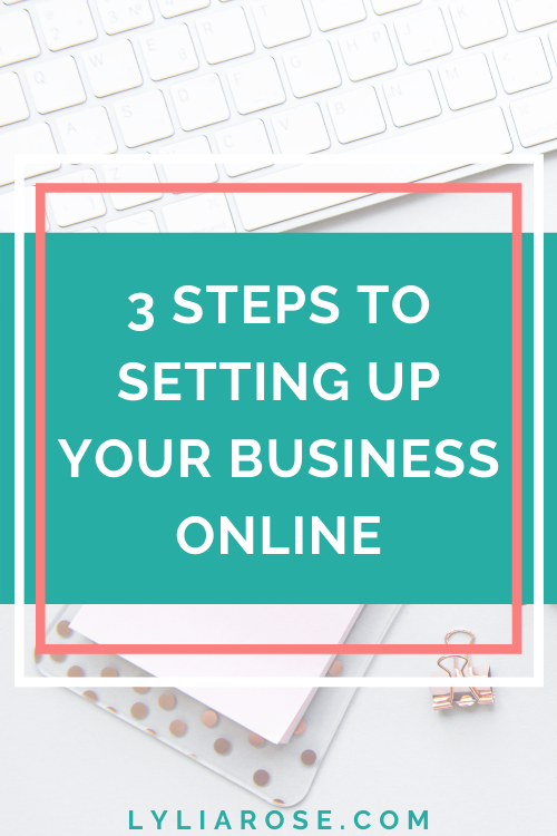 3 steps to setting up your business online