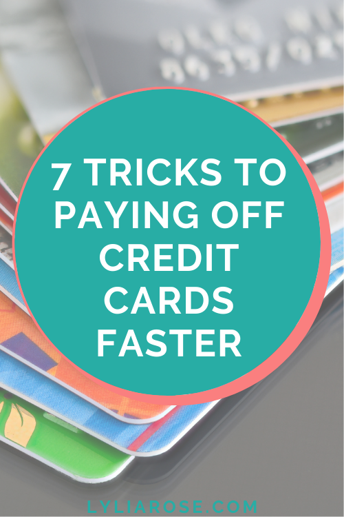 7 tricks to paying off credit cards faster