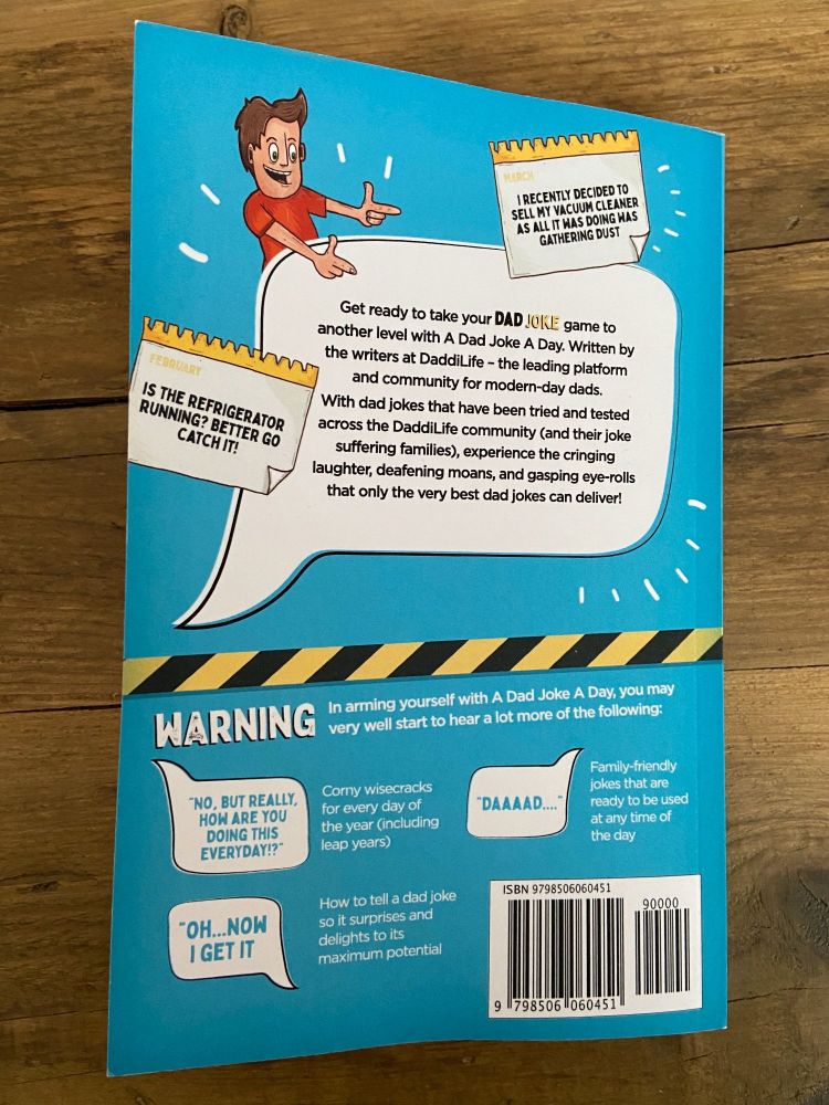 A Dad Joke A Day by Daddilife Books: Review + Giveaway